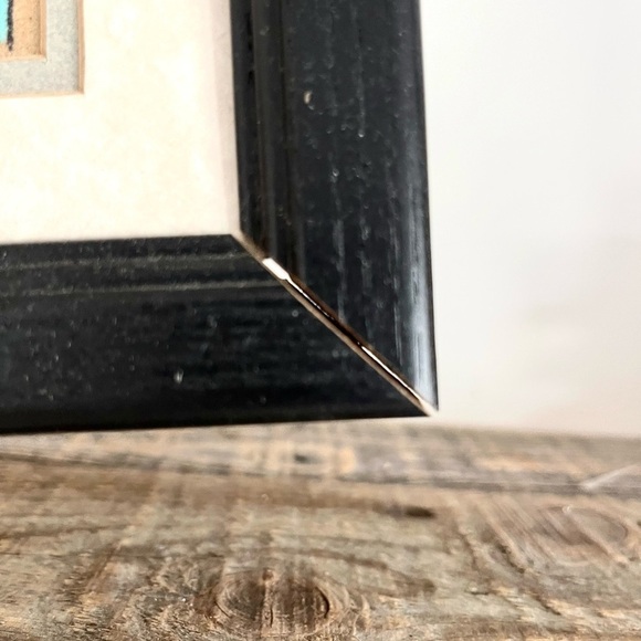 Genuine Navajo Sand Painting signed set of 2 - Picture 5 of 7